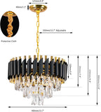 20 Inch Crystal Chandelier Ceiling and Flush Mount