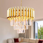 20 Inch Crystal Chandelier Ceiling and Flush Mount