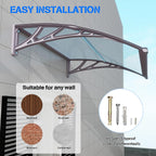 Front Door Canopy Outdoor Awning Window Patio