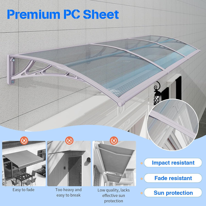 Front Door Canopy Outdoor Awning Window Patio