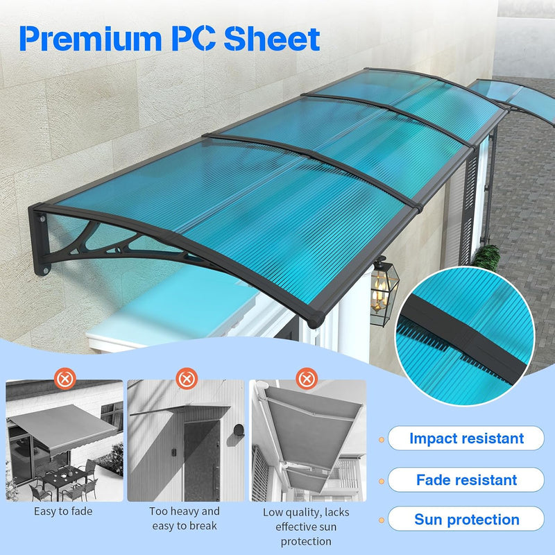 Front Door Canopy Outdoor Awning Window Patio