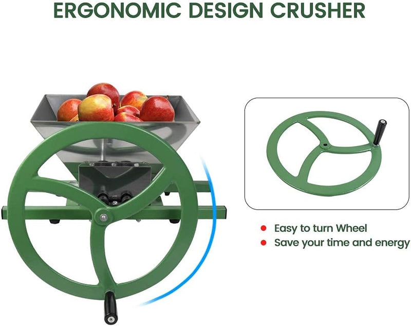 Fruit and Apple Crusher 7L Stainless Steel Manual