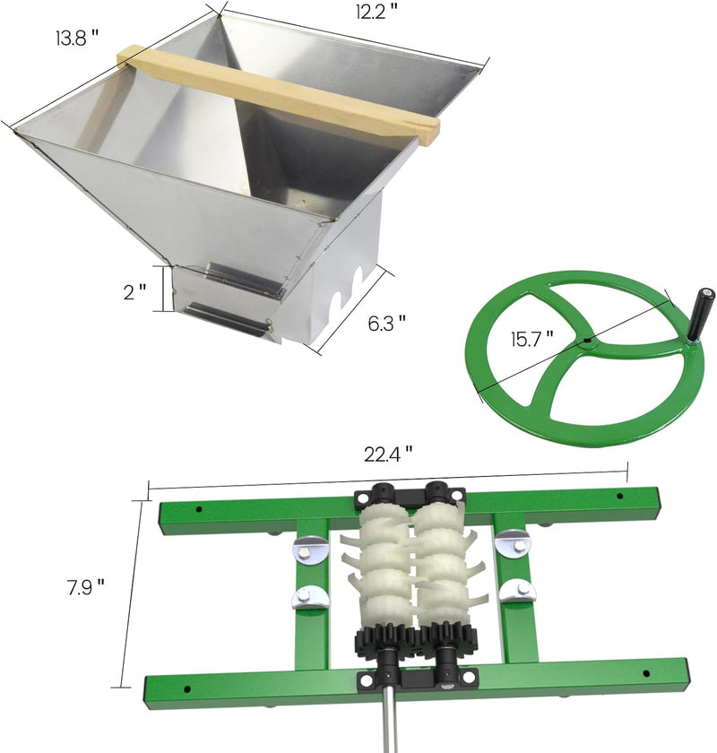 Fruit and Apple Crusher 7L Stainless Steel Manual