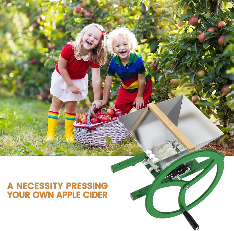 Fruit and Apple Crusher 7L Stainless Steel Manual