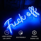 Fuck Off Neon Sign Word LED Wall Light