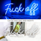 Fuck Off Neon Sign Word LED Wall Light