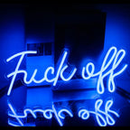 Fuck Off Neon Sign Word LED Wall Light