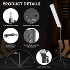 Full Screen Photography Lighting Kit -7500K Photo Studio (2 Pack)