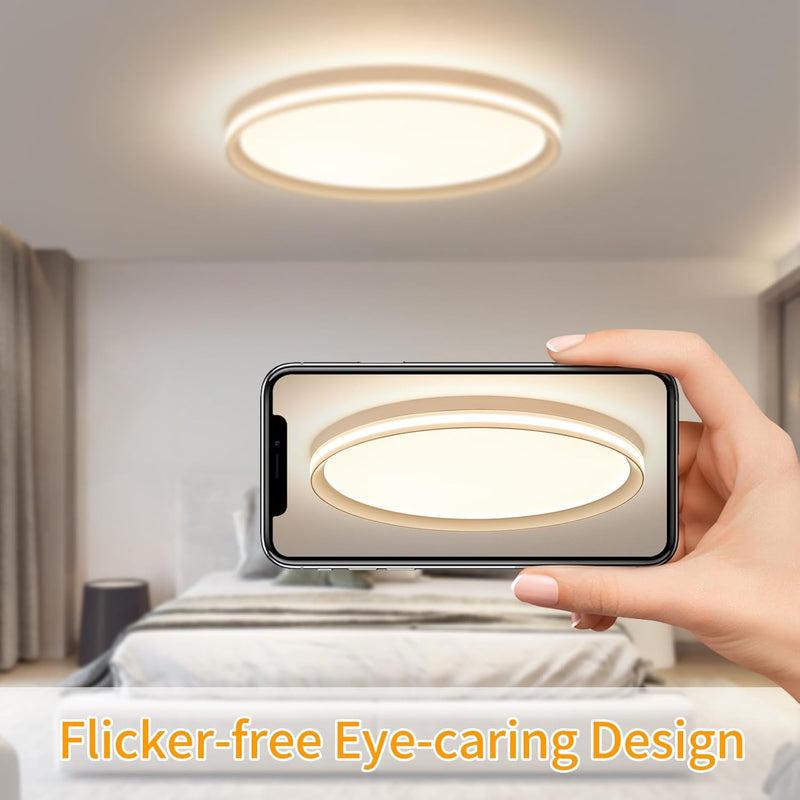 Full Spectrum Ceiling Light Modern Round LED