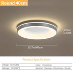 Full Spectrum Ceiling Light Modern Round LED