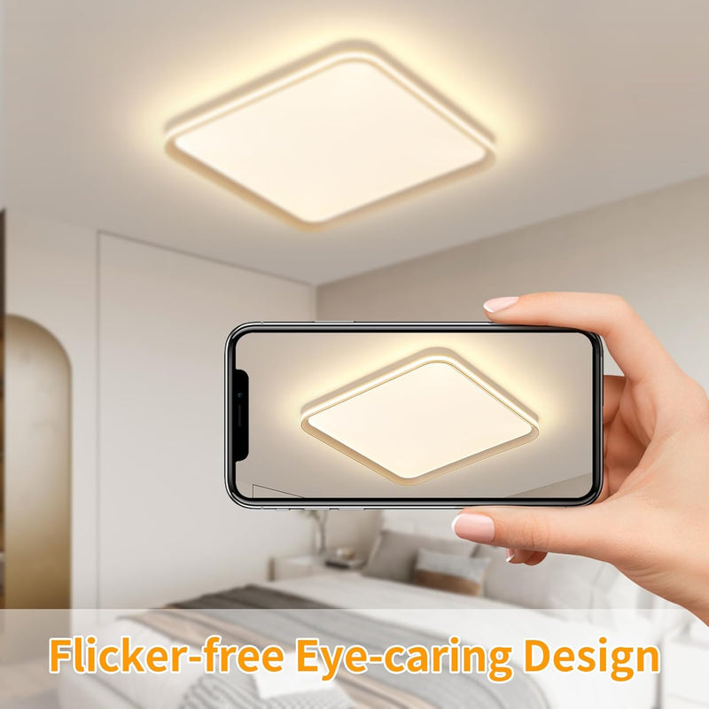 Full Spectrum Ceiling Light Modern Round LED