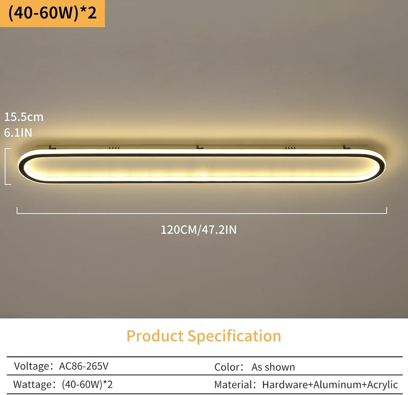 Full Spectrum Ceiling Light Modern Round LED