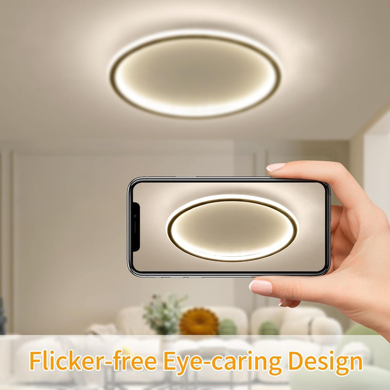 Full Spectrum Ceiling Light Modern Round LED