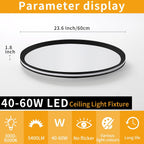 Full Spectrum Ceiling Light Modern Round LED