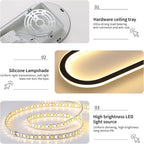 Full Spectrum Ceiling Light Modern Round LED