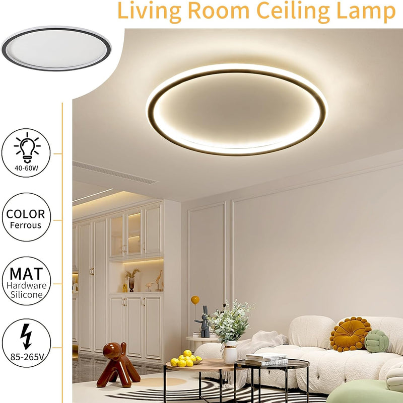 Full Spectrum Ceiling Light Modern Round LED