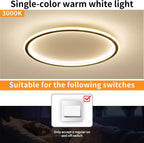 Full Spectrum Ceiling Light Modern Round LED