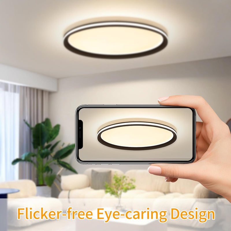 Full Spectrum Ceiling Light Modern Round LED