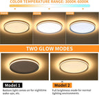 Full Spectrum Ceiling Light Modern Round LED