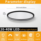 Full Spectrum Ceiling Light Modern Round LED