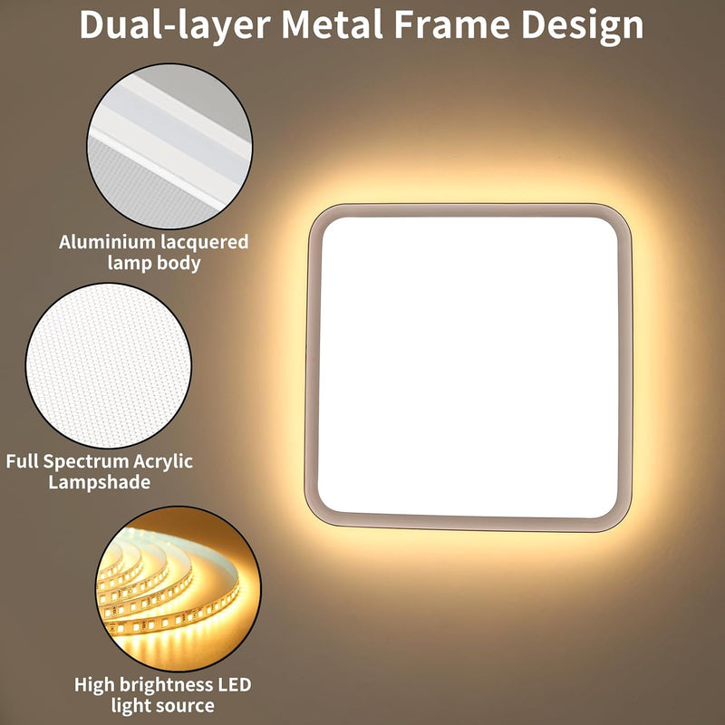 Full Spectrum Ceiling Light Modern Round LED