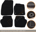 Fully Tailored Car Mats for Ford Fiesta Floor (Set of 4)