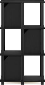 Furinno Brahms 5-Tier Storage Shelf with 4 Doors