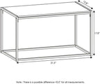 Furinno Camnus Coffee Table Metal Frame Modern
