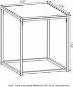 Furinno Camnus Coffee Table Metal Frame Modern