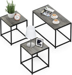 Furinno Camnus Coffee Table Metal Frame Modern