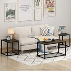 Furinno Camnus Coffee Table Metal Frame Modern