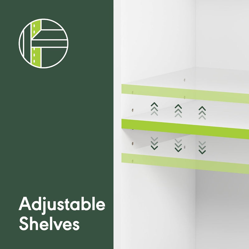 Jaya Simply Home Free Standing 6-Tier Open Storage