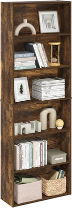 Jaya Simply Home Free Standing 6-Tier Open Storage