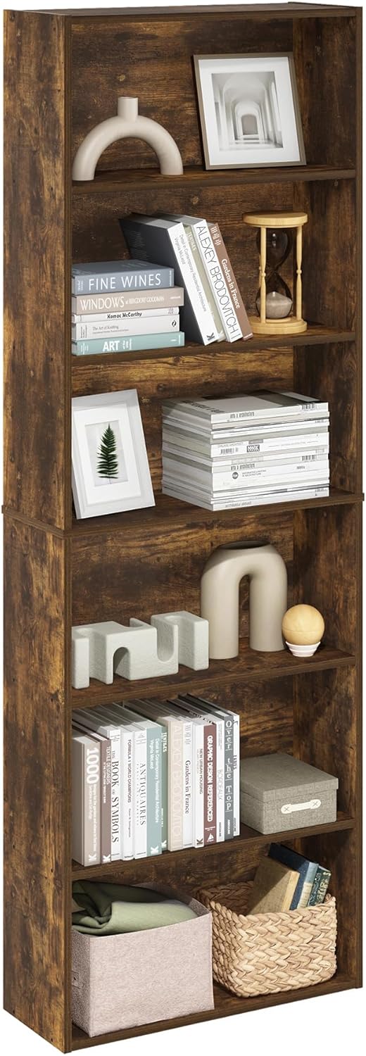Jaya Simply Home Free Standing 6-Tier Open Storage
