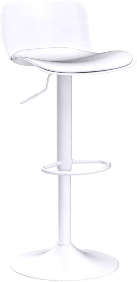 Furniture Polypropylene Bar Stools with Adjustable Height (Set of 2)