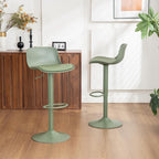 Furniture Polypropylene Bar Stools with Adjustable Height (Set of 2)