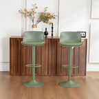 Furniture Polypropylene Bar Stools with Adjustable Height (Set of 2)
