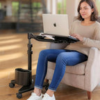 G2 Deluxe Rolling Laptop Stand Height-Adjustable Desk