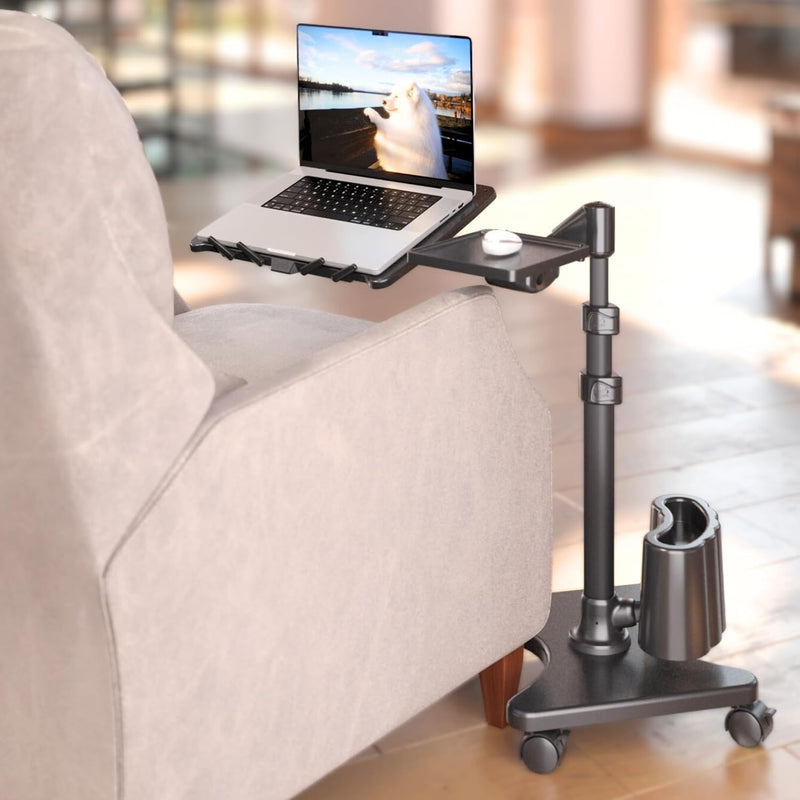 G2 Deluxe Rolling Laptop Stand Height-Adjustable Desk