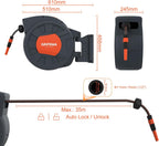 G301-25 Retractable Garden Hose Reel Wall Mounted 25m+2m
