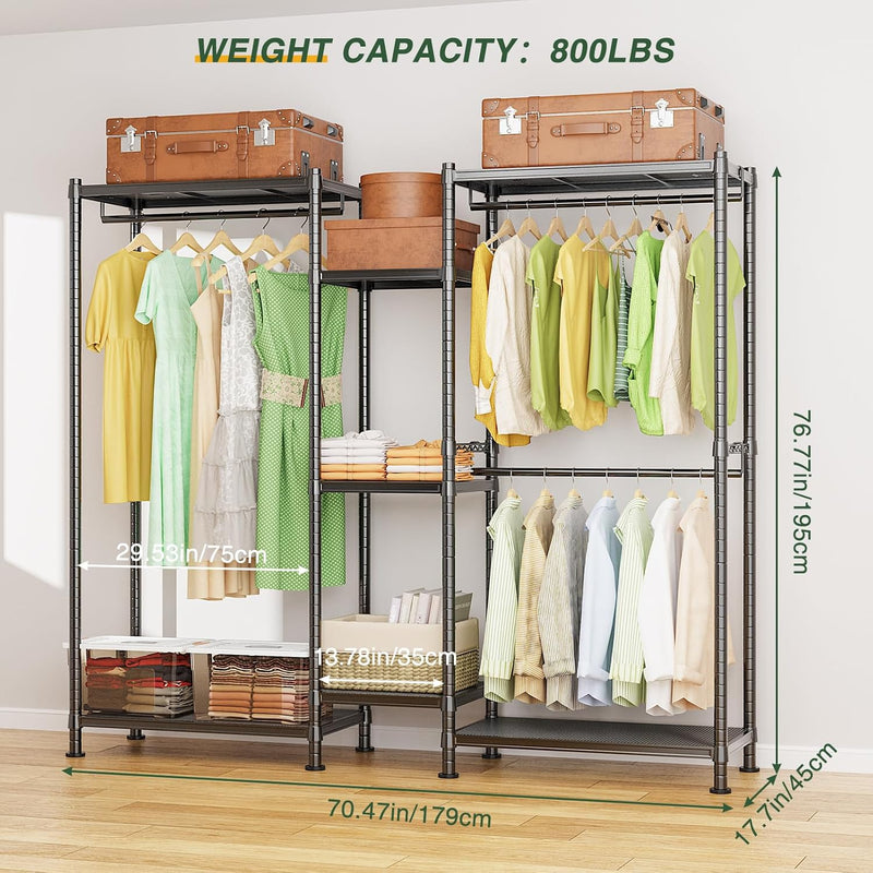 G6 Clothes Rack Heavy Duty Freestanding Garment