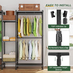 G6 Clothes Rack Heavy Duty Freestanding Garment