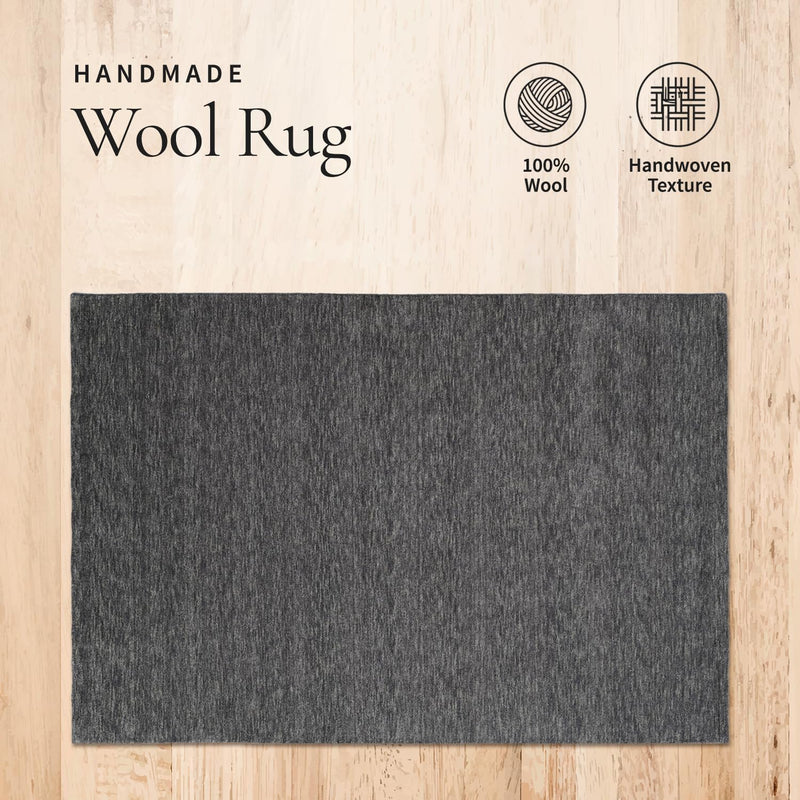 Gabbeh Handmade Wool Area Rug Rectangular High Pile