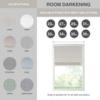 Galen Cordless Roman Shades Fabric Privacy Single Panel
