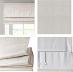 Galen Cordless Roman Shades Fabric Privacy Single Panel
