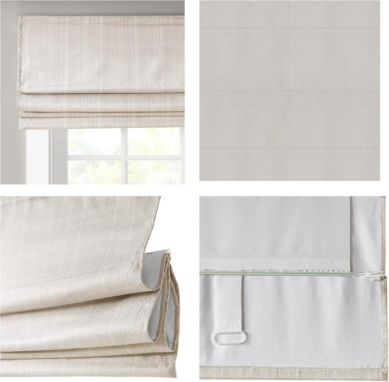 Galen Cordless Roman Shades Fabric Privacy Single Panel