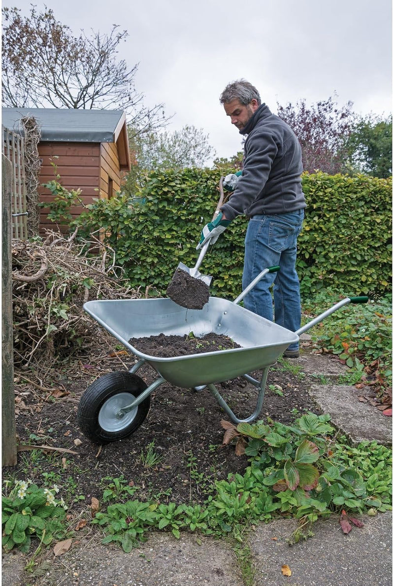 Galvanised Wheelbarrow 65L