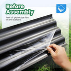Galvanized Metal Raised Garden Bed Bottomless Planter Box