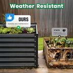 Galvanized Metal Raised Garden Bed Bottomless Planter Box