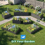 Galvanized Metal Raised Garden Bed Bottomless Planter Box